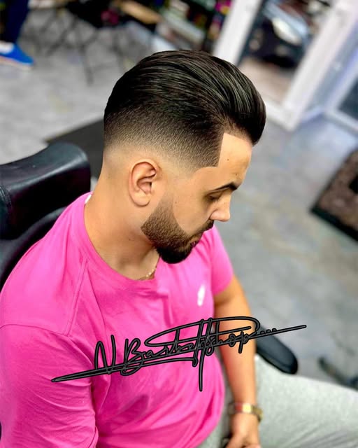 Dégradé & barbe — coupe réalisée au salon