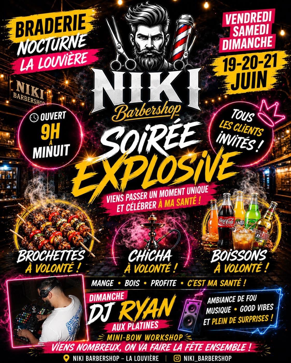 Affiche Soirée explosive