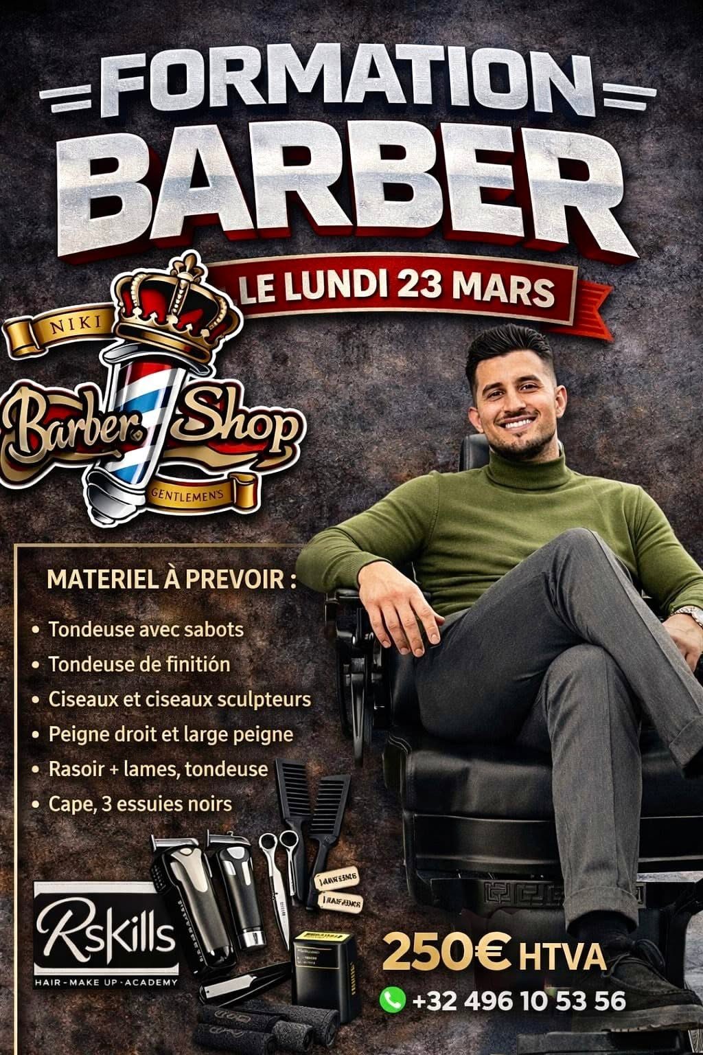 Affiche Formation Barber